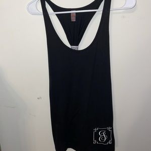 Women’s XL DISTRICT Black J Initial Tank Top